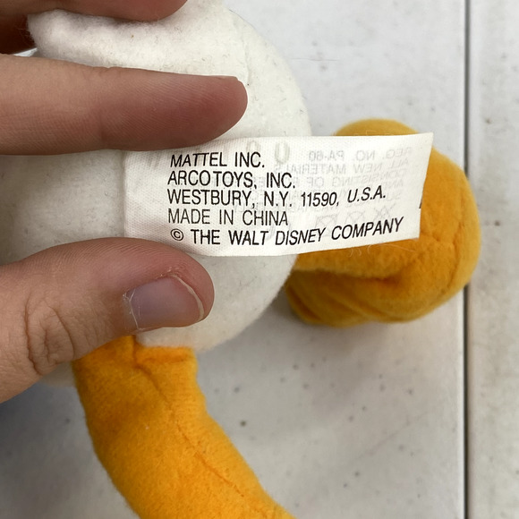 VTG Mattel Disney Donald Duck Plush Toy - Picture 3 of 8